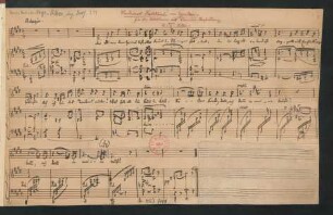 Wandrers Nachtlied; V, pf; E-Dur