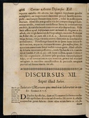 406-415, Discursus XII