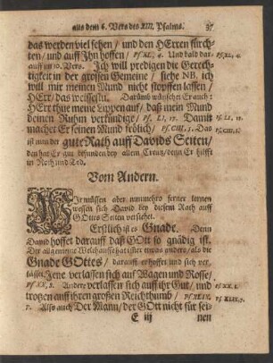 Vom Andern. [II. Auff Gottes Seite,]