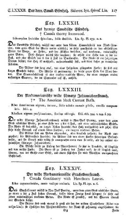 Cap. LXXXIV. Der wilde Nordamericanische Stachelbeerstrauch. Ribes oxyacanthoides. Mill.