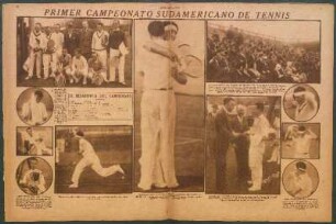 Primer campeonato sudamericano de tennis [Fotografías]