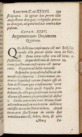 Caput XXXV. Argumentum Decimum Quintum.