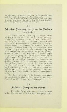 5. Scheinbare Bewegung der Sterne