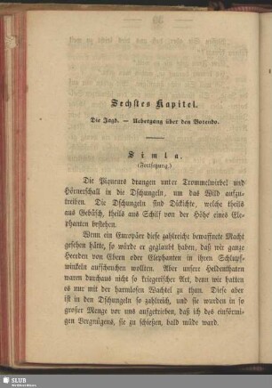 Sechtes Kapitel