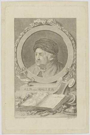 Bildnis des Alb. von Haller