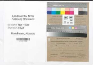 Entnazifizierung Albrecht Bertelmann , geb. 13.12.1903 (Beamter)