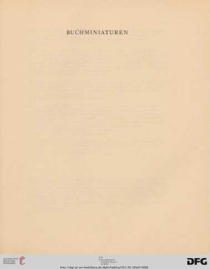 Buchminiaturen (Nr. 583-588)
