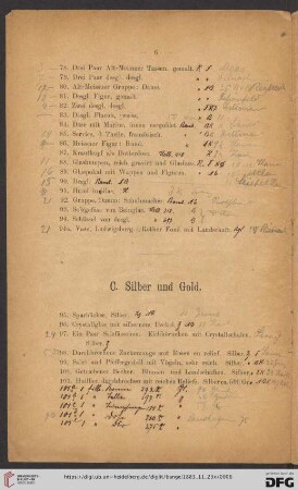 C. Silber und Gold (Nr. 95 - 143)