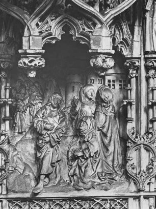 Hostienschrein — Abschied Christi von Maria