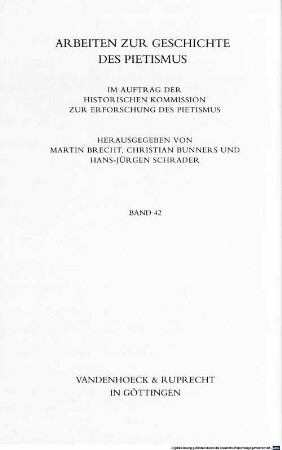 Jansenismus, Quietismus, Pietismus