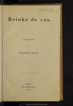 Reinke de vos