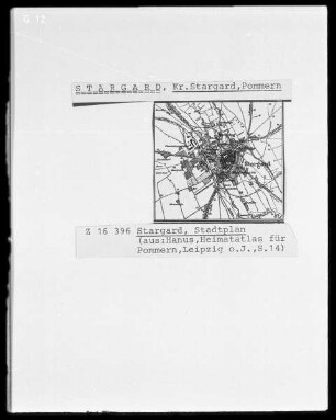 Stargard (Pommern): Stadtplan