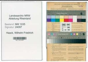 Entnazifizierung Wilhelm Friedrich Haack , geb. 02.10.1894 (Kaufmaennischer Angestellter)
