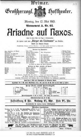 Ariadne auf Naxos