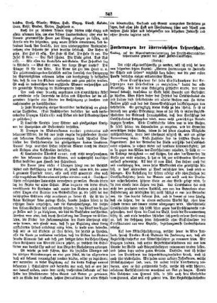 Forderungen der österreichischen Lehrerschaft : Vortag, auf der Abgeordnetenversammlung des Deutsch- österreichischen Lehrerbundes gehalten von Karl Hilber- Traiskirchen (Schluß)