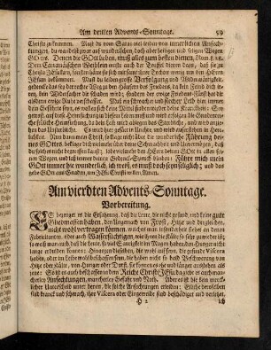 59-64, Vorbereitung, Evangelium, Eingang