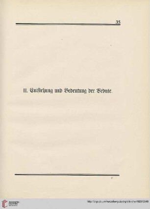 II. Entstehung und Bedeutung der Vedute