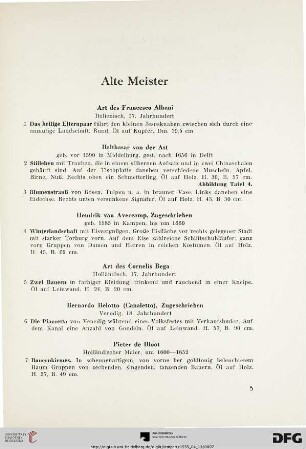 Alte Meister (Nr. 1-114)
