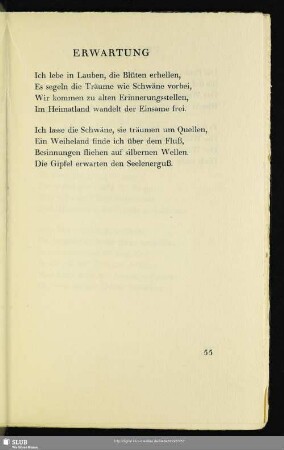 Erwartung