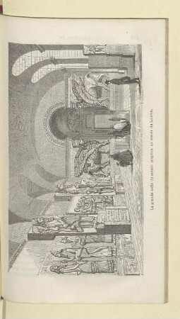 La grande salle du musée assyrien au musée du Louvre
