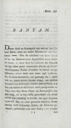 Bantam