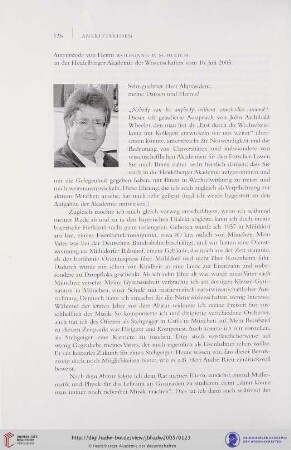 Antrittsrede vom 16. Juli 2005