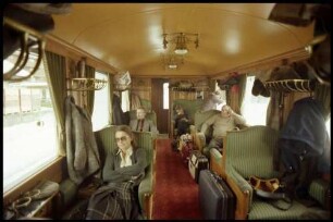 Gstaad: Gruppen im Belle Epoque Salonwagen
