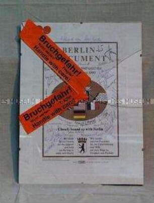 Erinnerungsbild zur Wiedervereinigung