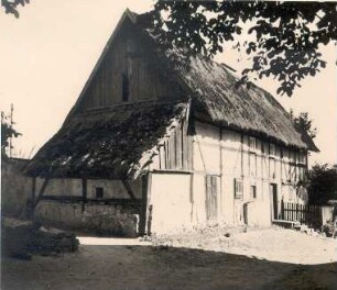 Gebäude in Gröditz : Bauwesen - Exterieur. Ort: Hrodźišćo / Gröditz. Dorfseite des Hauses.