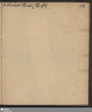 Bl. 5. Nicolaus Picus