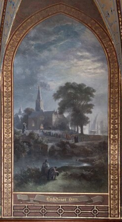 Wandbild: "Große Kirche Emden" (Nachtstimmung)