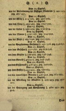 Johann Gottlob Krügers Der Weltweisheit und Artzneygelahrtheit Doctors und Professors auf der Friedrichsuniversität Naturlehre : nebst Kupfern und vollständigem Register, 2. Welcher die Physiologie, oder Lehre von dem Leben und der Gesundheit der Menschen in sich fasset : Nebst Kupfern und vollständigem Register