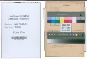 Entnazifizierung Otto Kurth , geb. 02.01.1899 (Bahninspektor)