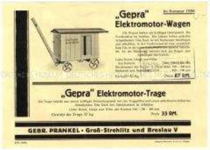 Elektromotor-Wagen
