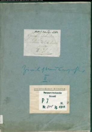 Zivilstandsregister der Munizipalität Cappeln (H November 1811- Dezember 1811). (Gemeinde: Westerkappeln, Kreis Tecklenburg)