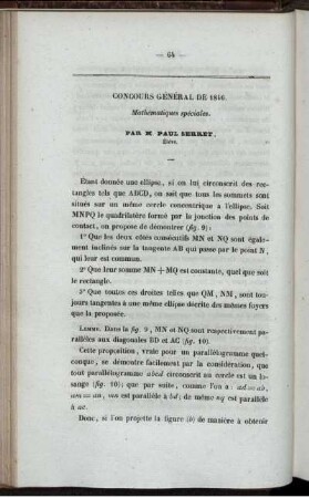 Concours général de 1846.