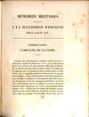 Mémoires militaires relatifs à la succession d'Espagne sous Louis XIV : extraits de la correspondance de la cour et des généraux. 9