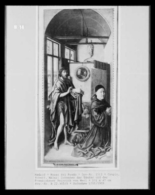 Johannes der Täufer und der Franziskaner Heinrich von Werl