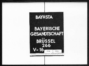 Die Übersendung der Veröffentlichungen der belgischen Commission du travail