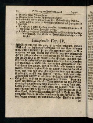 136-140, Paraphrasis Cap. IV