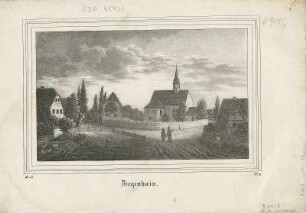 Ansicht von Ziegenhain, Lithographie, um 1840