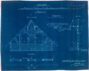 Wohnhaus Steuerinspektor Schmitz, Rheine: Holzgiebel 1:20