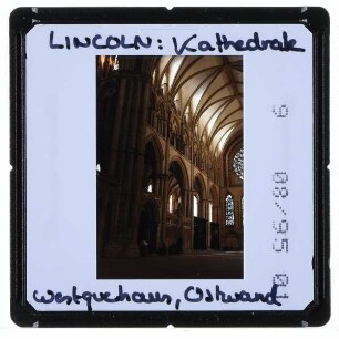 Lincoln, Kathedrale : Innenansicht Westliches Querhaus Ostwand