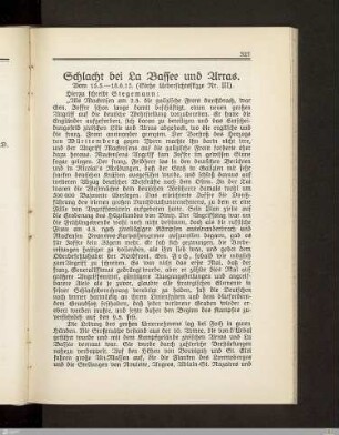 Schlacht bei La Bassee und Arras