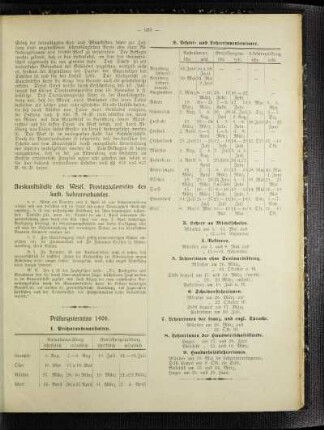 Prüfungstermine 1906