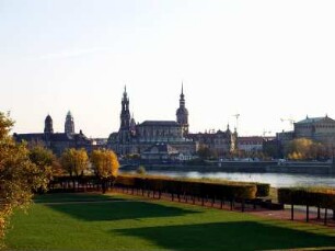 Dresden: Stadtansicht Dresden-Altstadt (Silhouette)