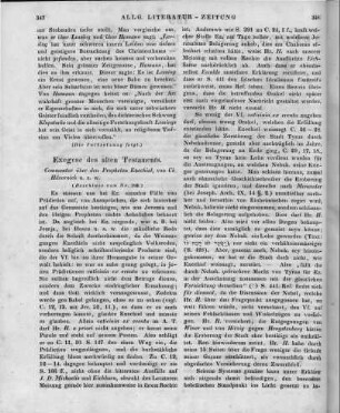 Hävernick, H. A. C.: Commentar über den Propheten Ezechiel. Erlangen: Heyder 1843 (Beschluss von Nr. 198)