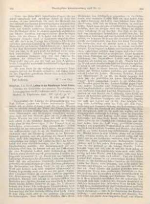 493-496 [Rezension] Stephan, Horst, Luther in den Wandlungen seiner Kirche