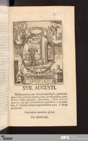 XVII. Augusti.