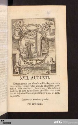 XVII. Augusti.